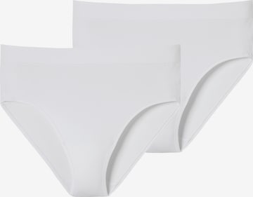 Culotte ' Retro Pants Unique Micro ' SCHIESSER en blanc : devant