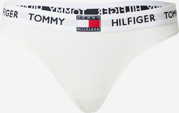 Tommy Hilfiger Underwear Thong in Beige: front