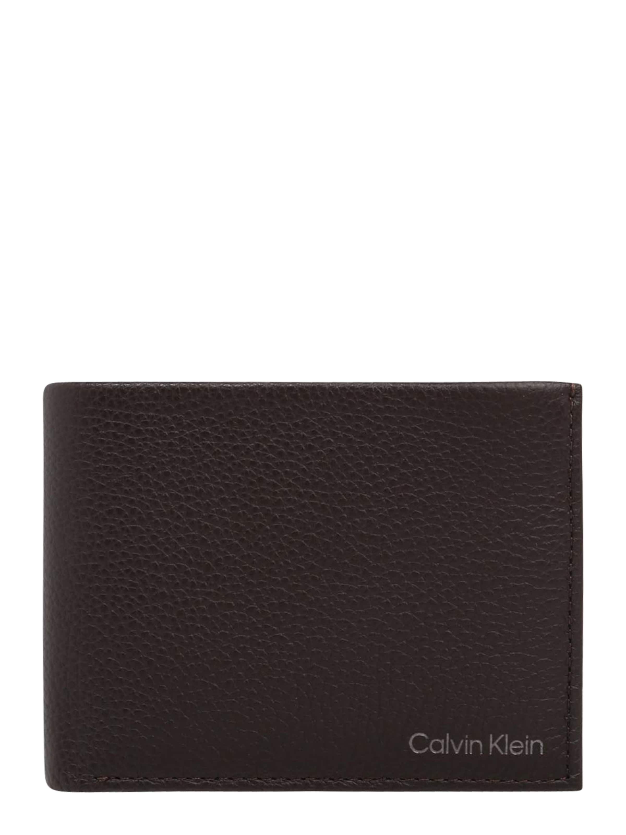 Calvin Klein Wallet in Brown: front