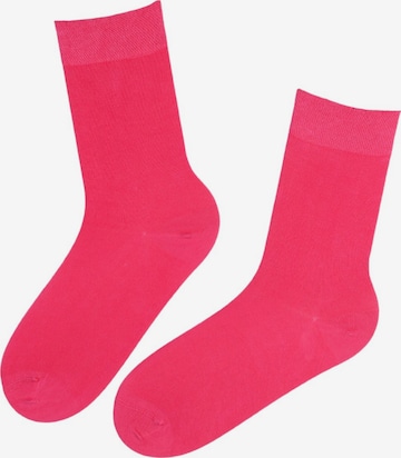 Sokisahtel Sokken 'JANNE women's socks' in Roze: voorkant