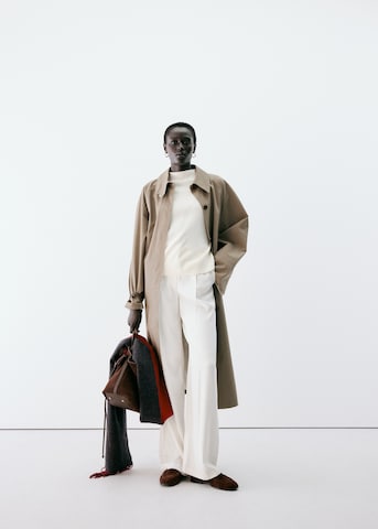 MANGO Trui 'DESTROY' in Beige