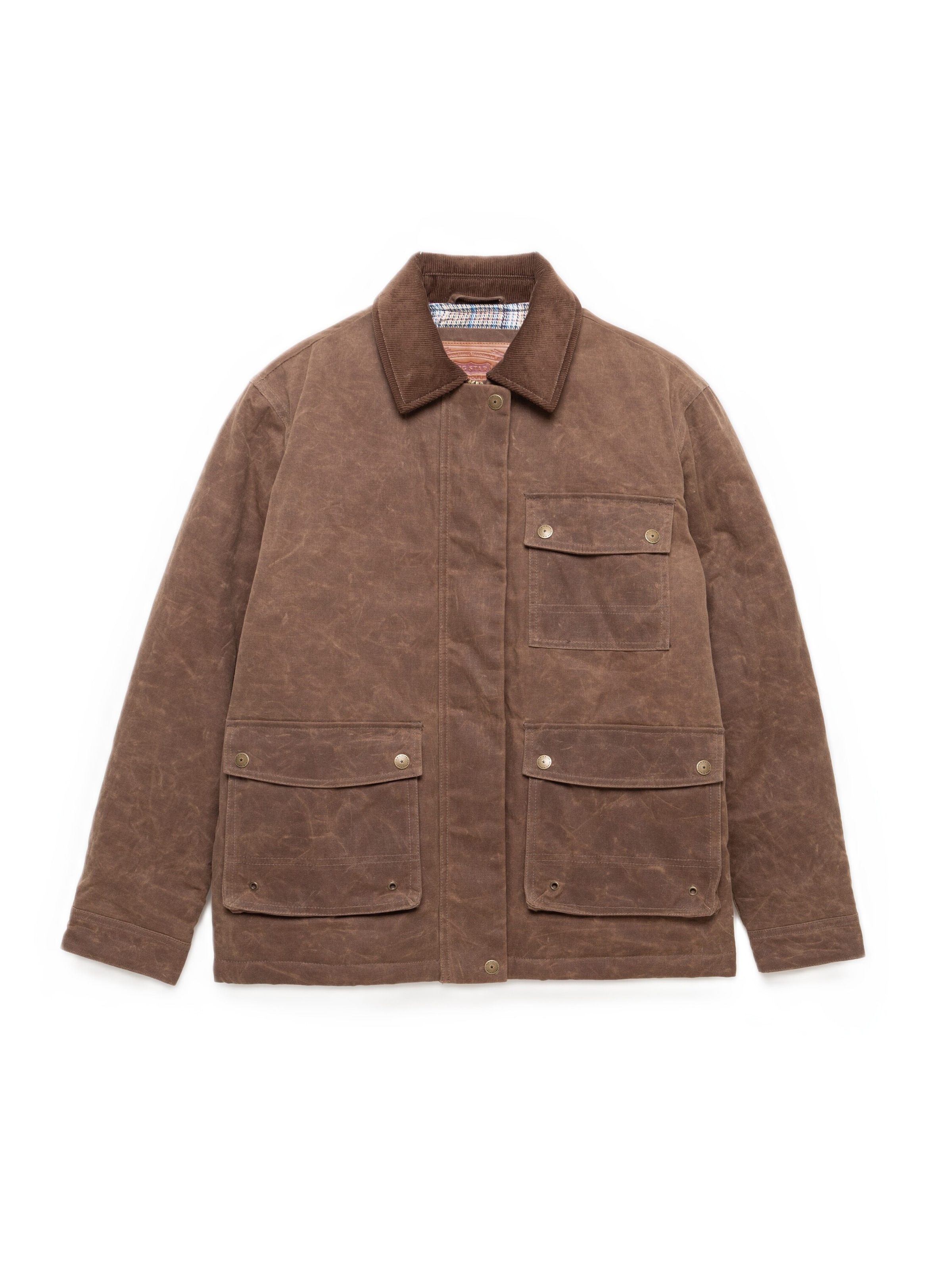 BIG STAR Jacke 'TORMIA' in Braun: Vorderseite