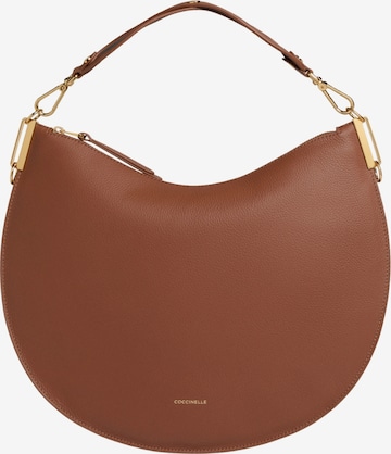 Coccinelle - Bolso de mano 'SUNUP L' en marrón: frente