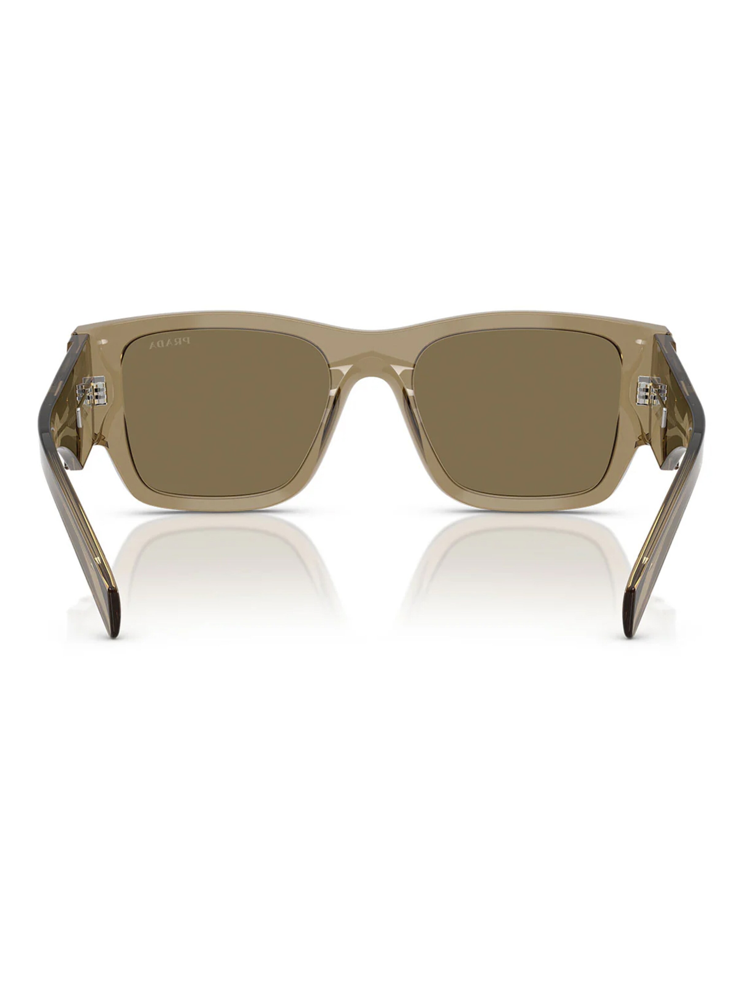 PRADA Zonnebril 'Prada  PR10ZS 22H90F' in Bruin