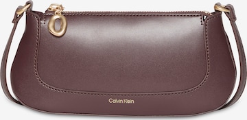 Sac bandoulière Calvin Klein en marron : devant