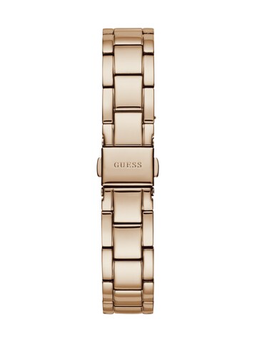 GUESS Analoog horloge 'Micro G Twist' in Goud