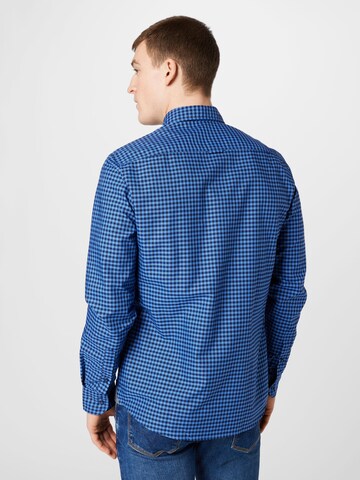 ETERNA - Slim Fit Camisa em azul