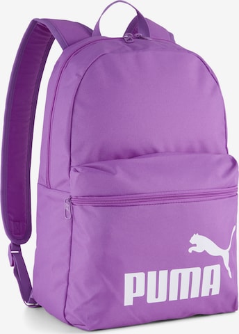 PUMA Backpack 'Phase' in Purple: front