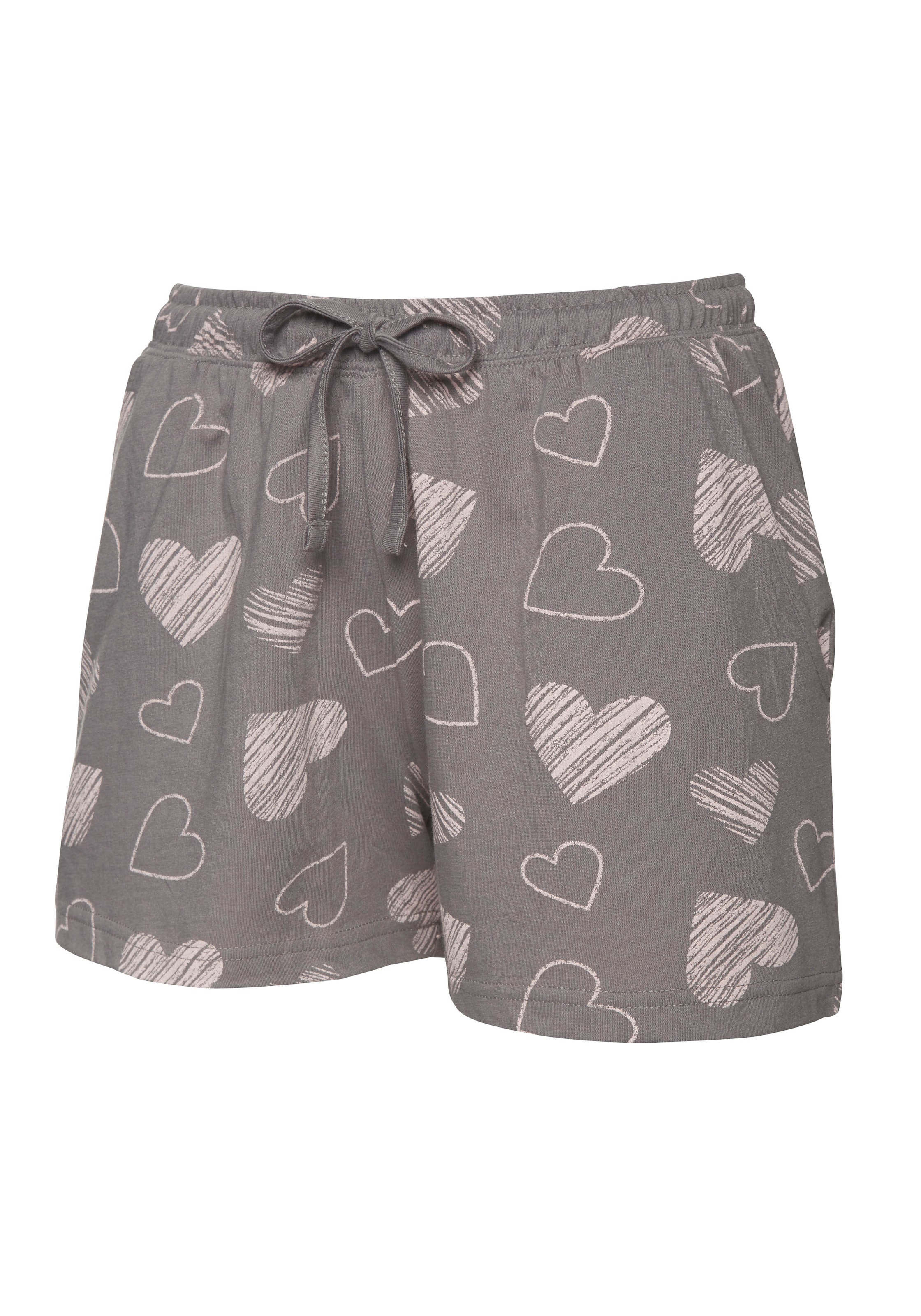 VIVANCE by LASCANA - Pijama 'Dreams' en beige