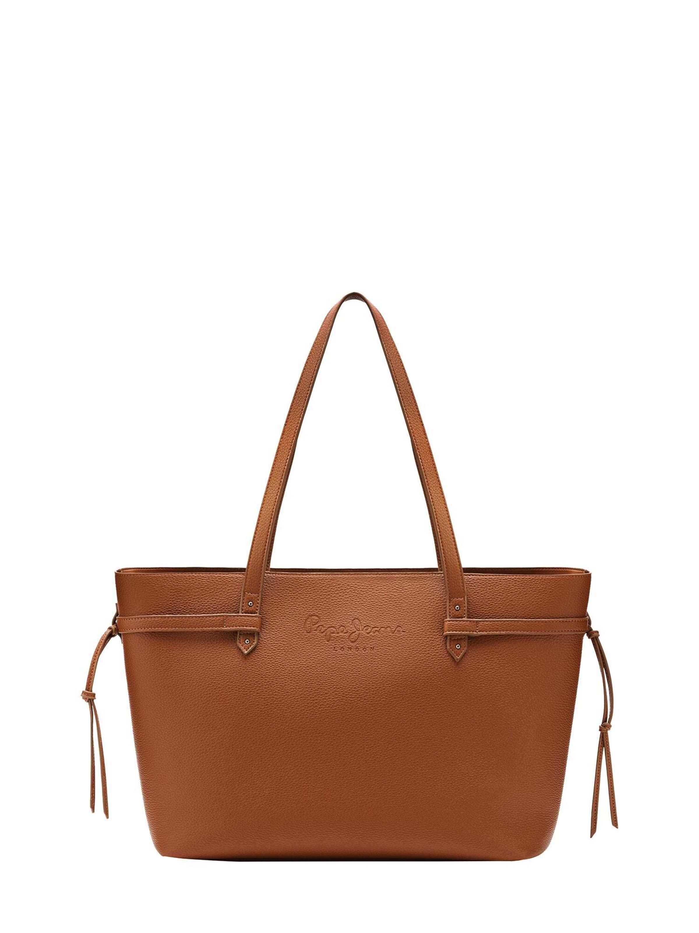 Cabas 'SABINA KEY' Pepe Jeans en marron : devant