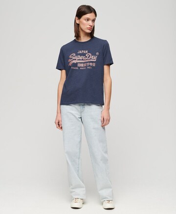 Superdry T-Shirt in Blau