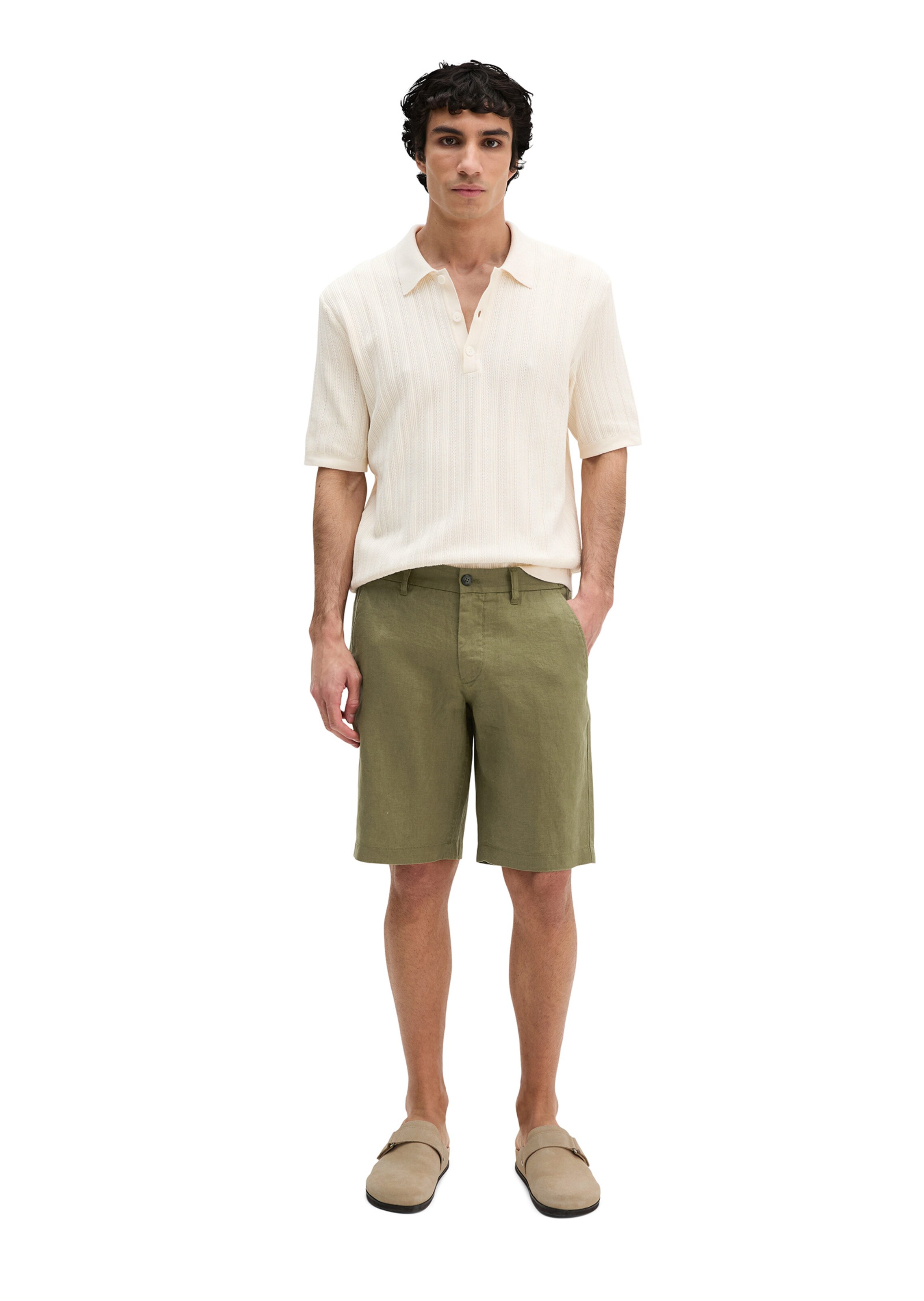 Marc O'Polo Regular Broek in Groen