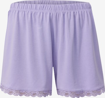 Orsay Regular Pants in Purple: front