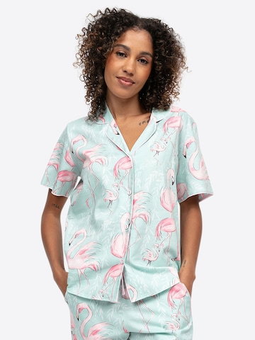Cyberjammies Pajama shirt 'Francesca' in Green