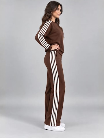Lady Bersan Leisure suit 'Zweiteiliges Set' in Brown