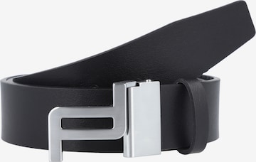 Ceinture Porsche Design en noir : devant