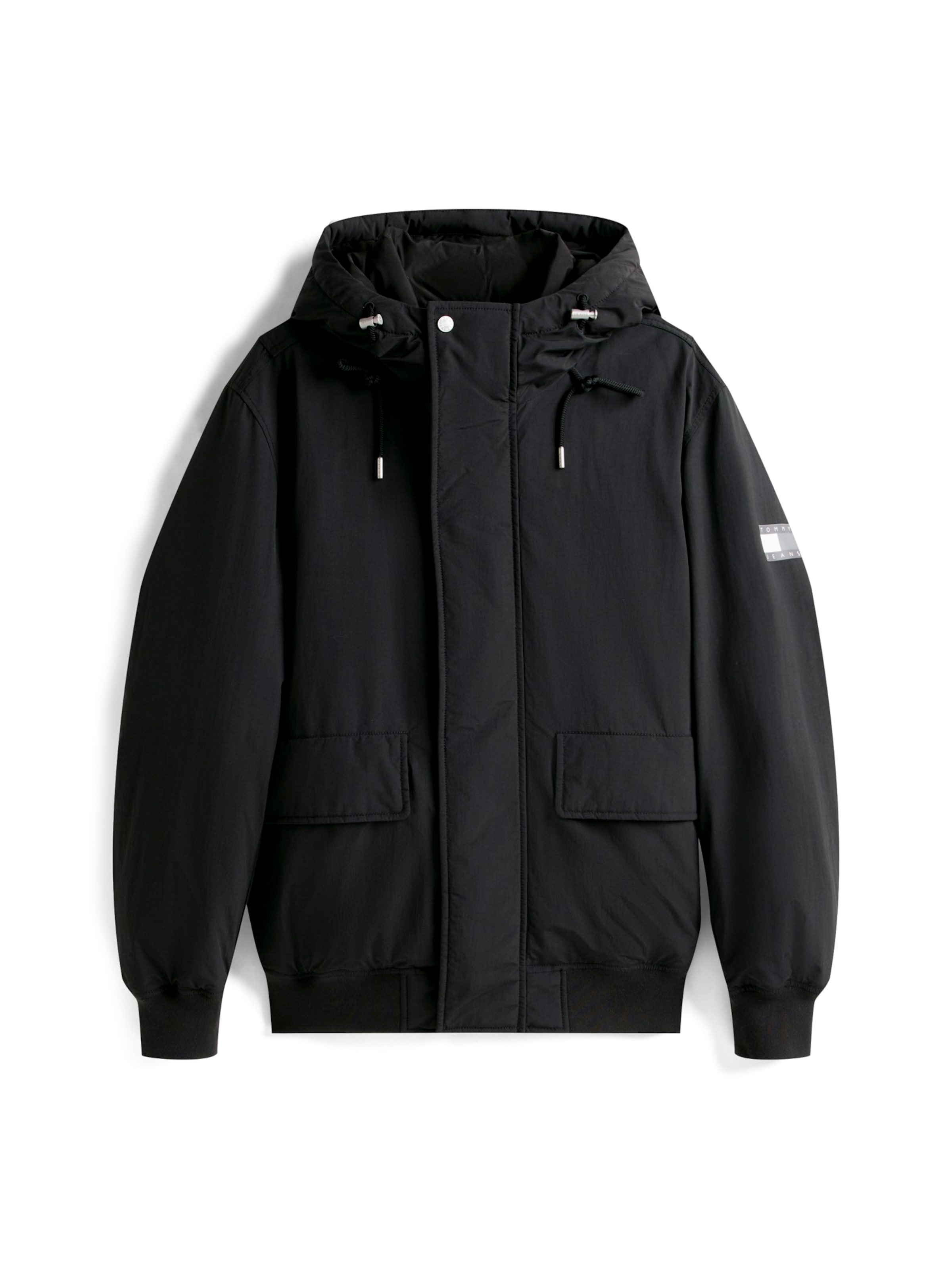 Tommy Jeans Jacke 'City Ready' in Schwarz: Vorderseite