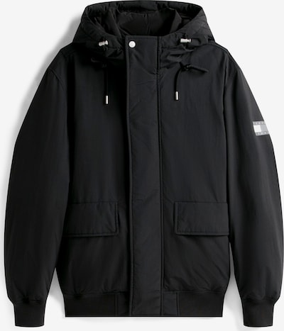 Tommy Jeans Prijelazna jakna u siva / svijetlosiva / crna, Pregled proizvoda