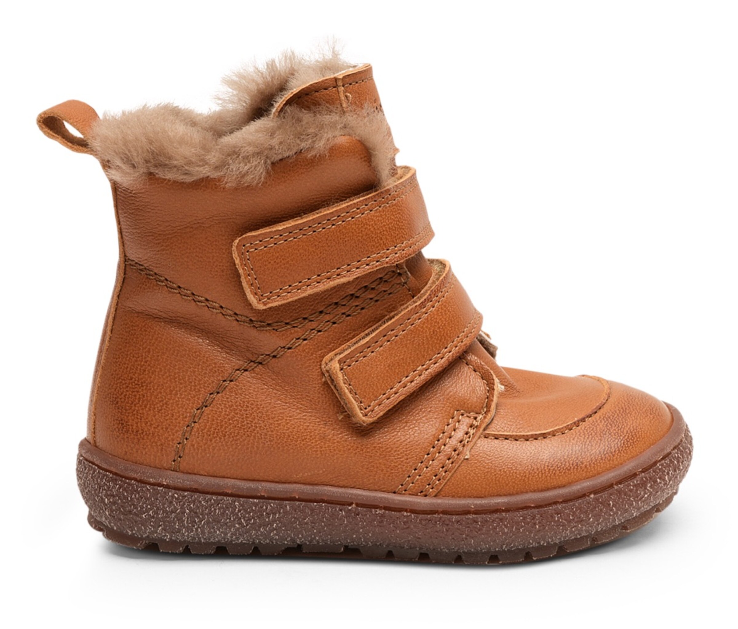 BISGAARD First-Step Shoes in Brown: front