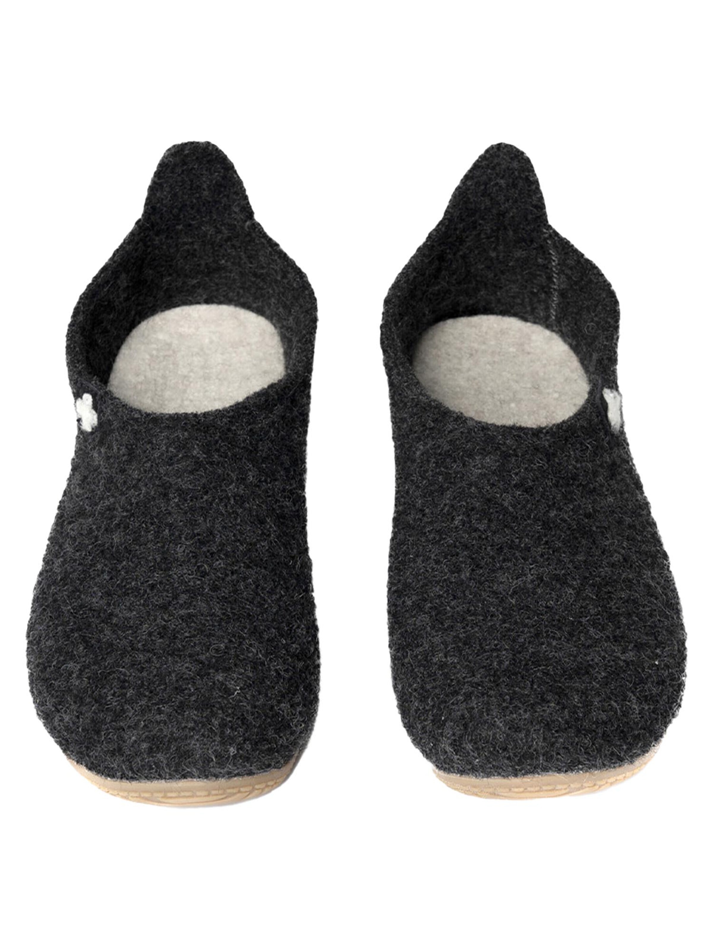 Living Kitzbühel Slipper 'Filz' in Grey
