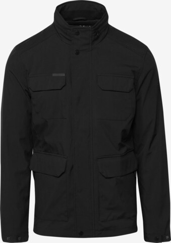 KOROSHI Between-season jacket in Black: front