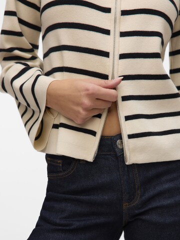 VERO MODA Gebreid vest 'VMHanna' in Beige