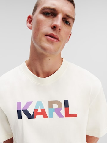 Karl Lagerfeld Tričko - biela