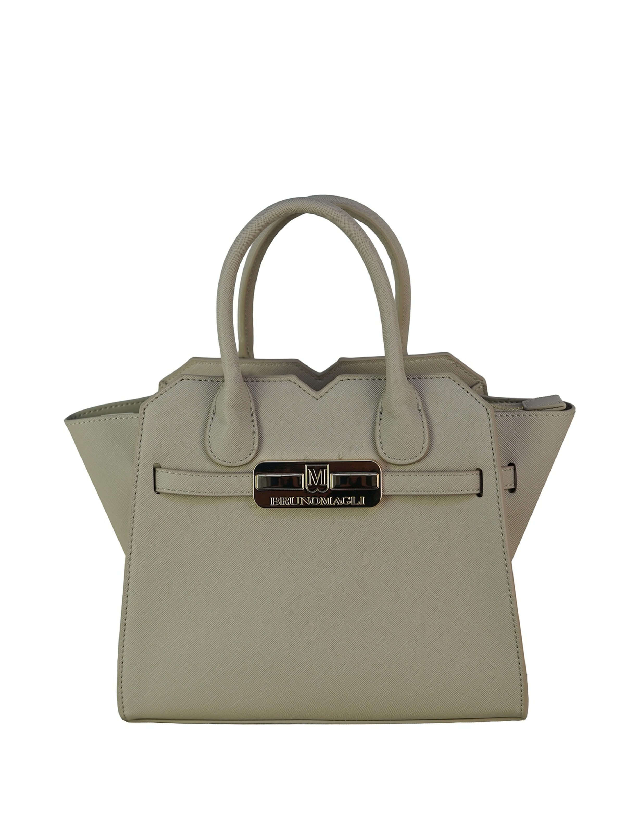 Borsa a mano 'Borsa a Mano Sofia Mini Bruno Magli - Ecopelle 100% PU, Chiusura Girello' di Bruno Magli in grigio: frontale