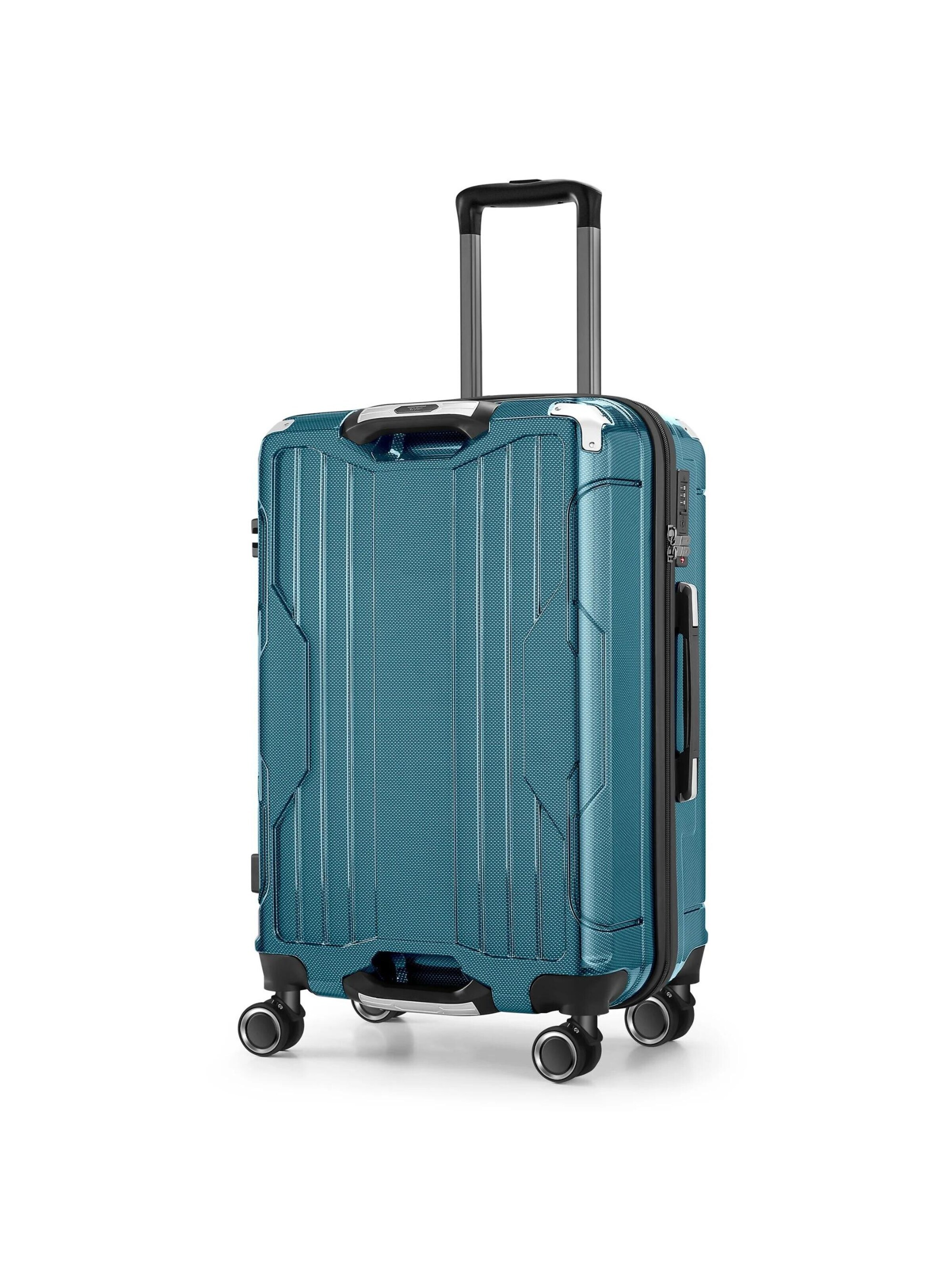 4FLY Suitcase 'Carbo' in Blue: front