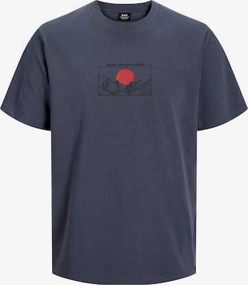 R.D.D. ROYAL DENIM DIVISION T-Shirt in Blau: Vorderseite