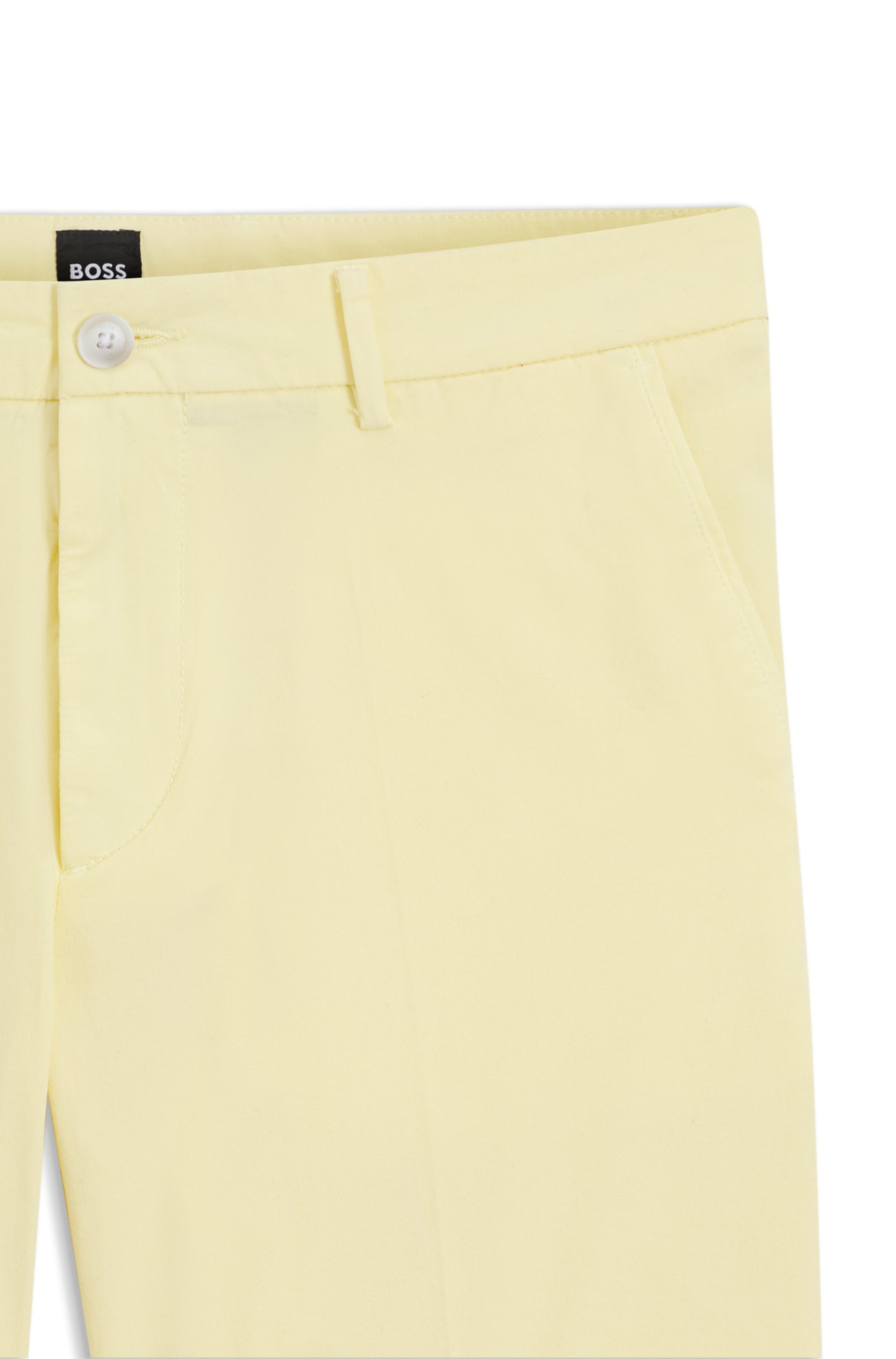 BOSS Slimfit Shorts 'H-Kane1' in Gelb