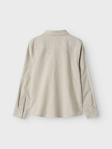 NAME IT Regular fit Button up shirt 'Newsa' in Beige