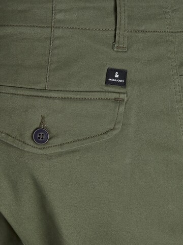 JACK & JONES Tapered Cargohose 'Paul Flake' in Grün