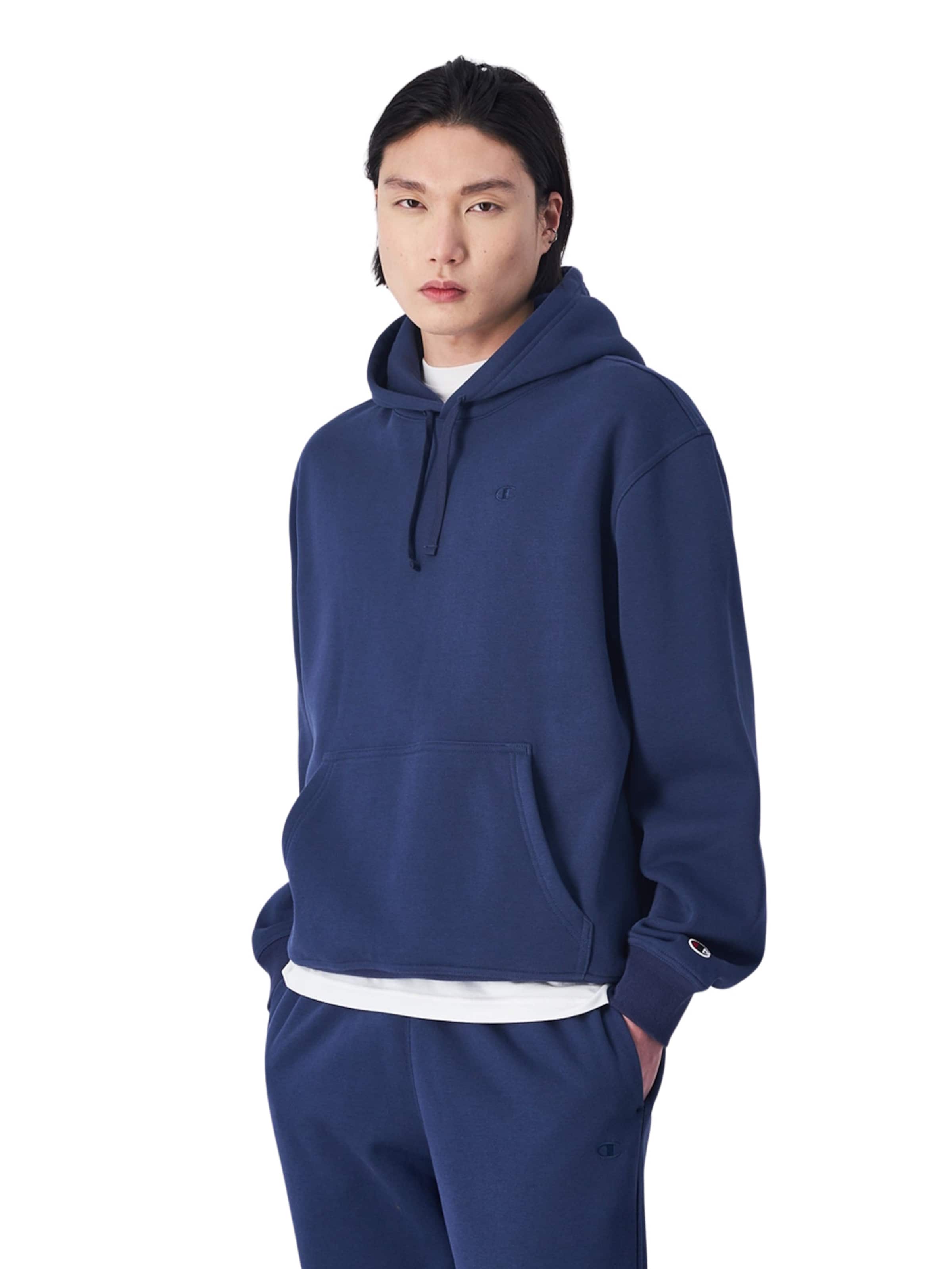 Champion Authentic Athletic Apparel Sweater in Blue: front