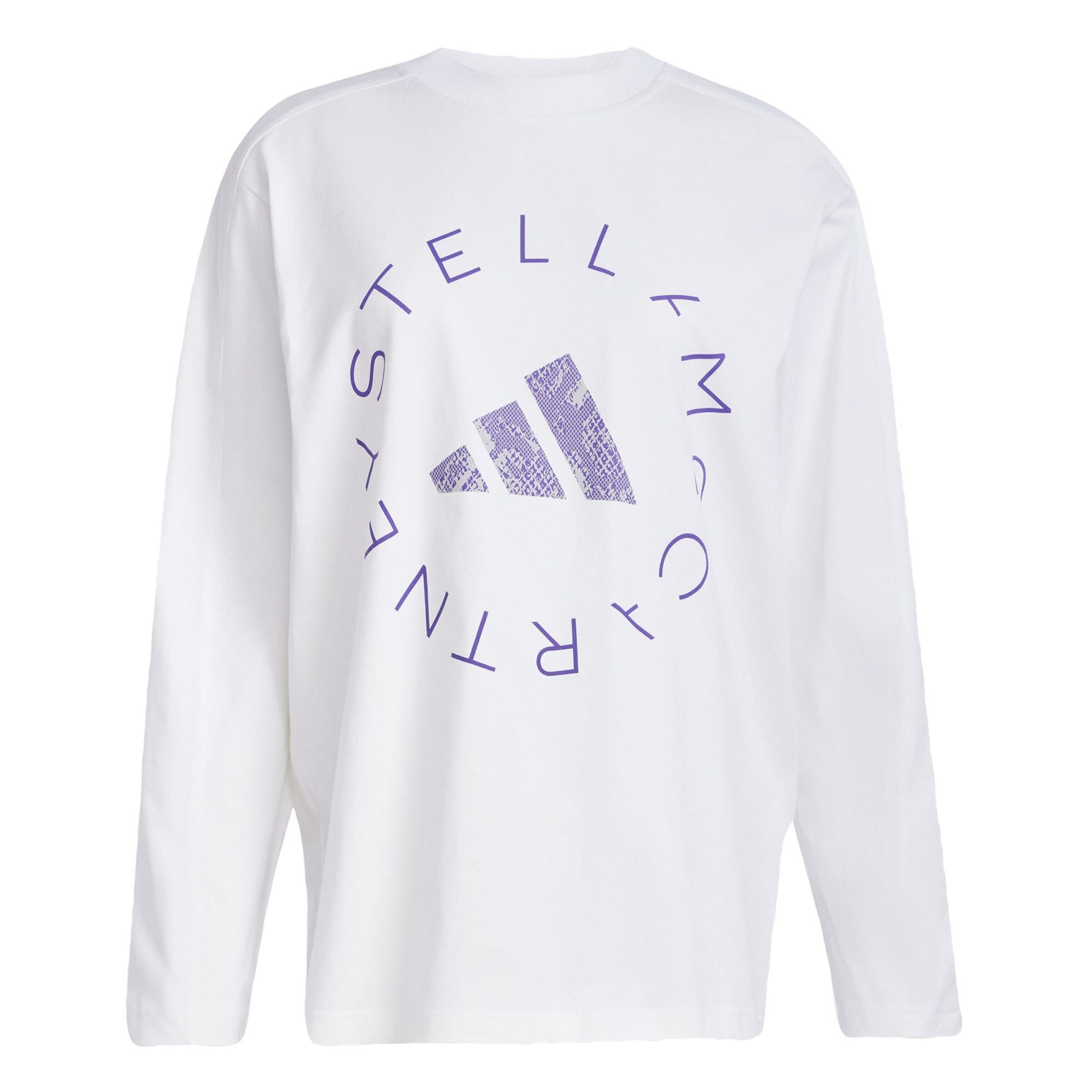 T-shirt fonctionnel ADIDAS BY STELLA MCCARTNEY en blanc : devant