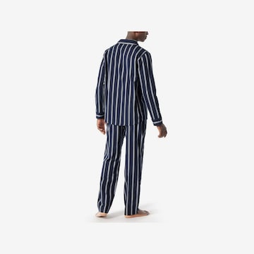 SCHIESSER Long Pajamas in Blue