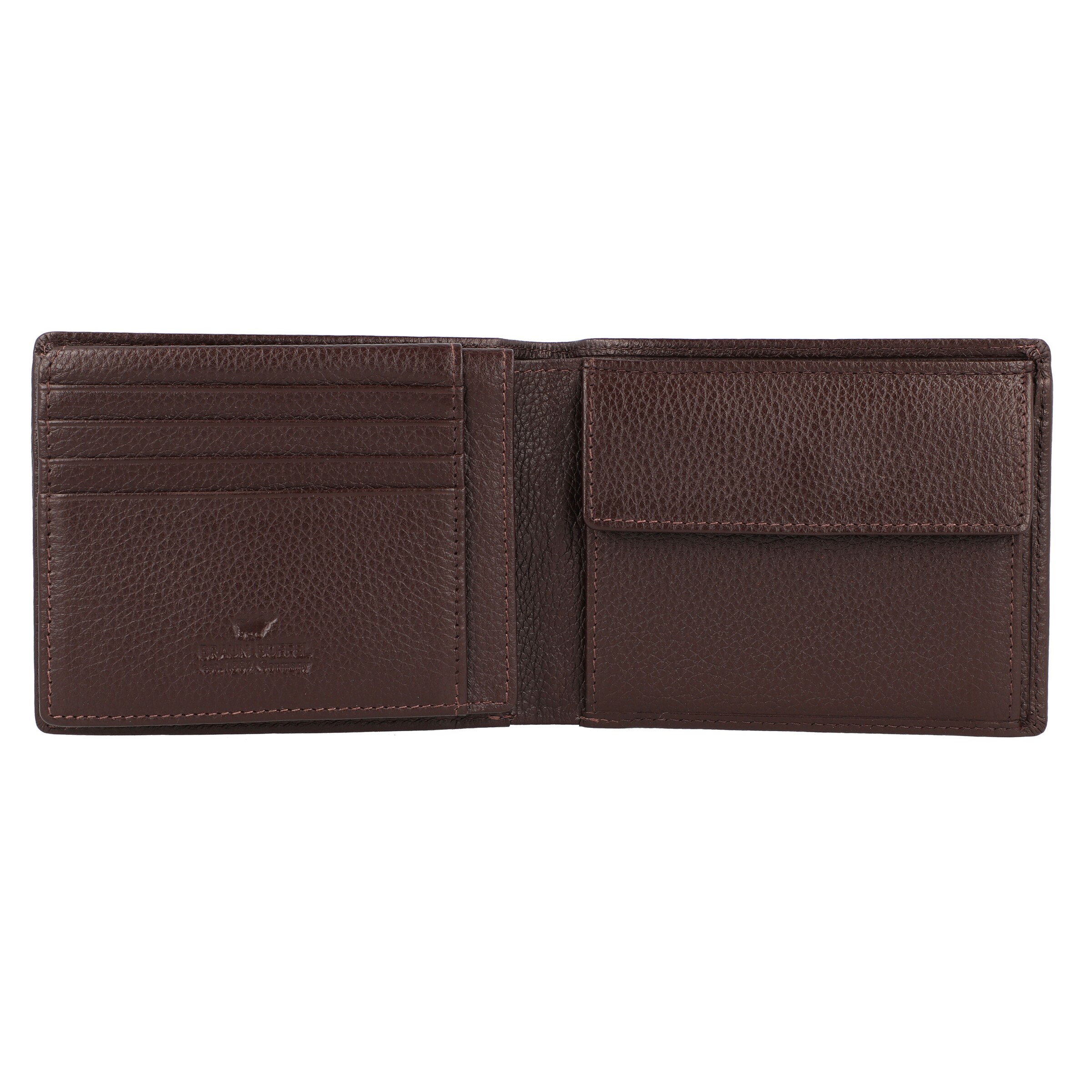 Braun Büffel Wallet 'Prato ' in Brown