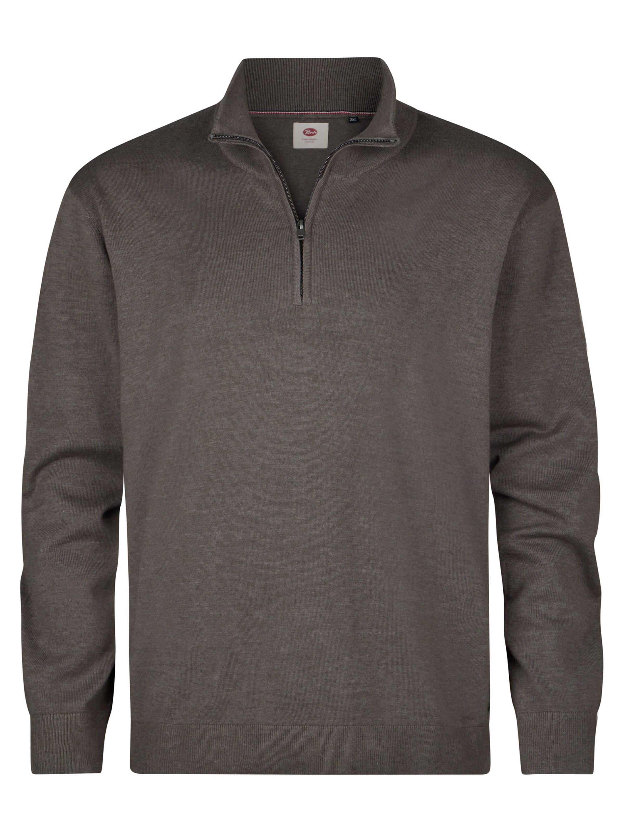Pull-over Petrol Industries en gris : devant
