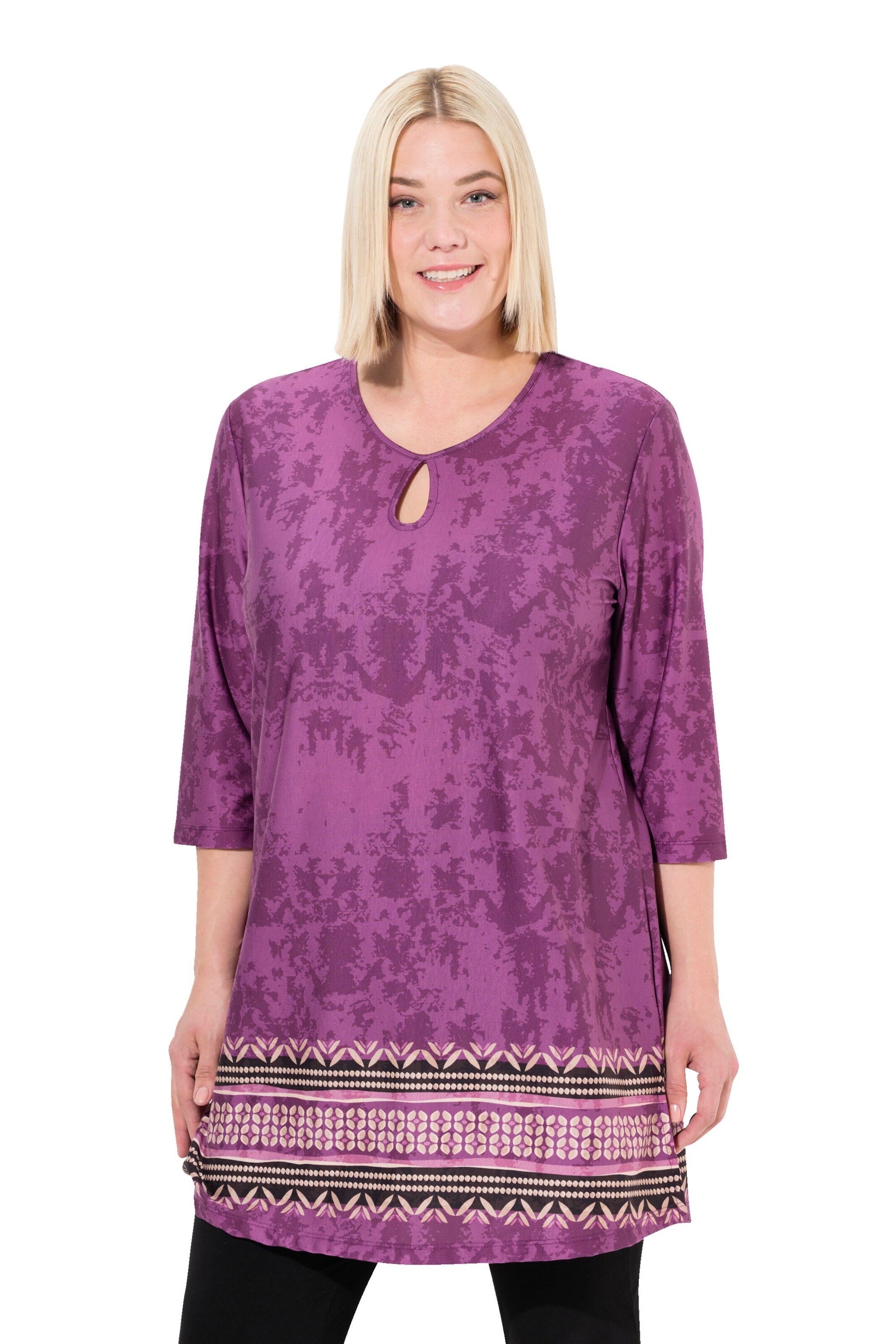Ulla Popken Shirt in Purple: front