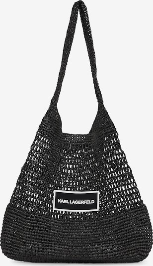 Paplūdimio krepšys iš Karl Lagerfeld, spalva – juoda / balta, Prekių apžvalga