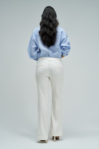 Salsa Jeans Flared ChinoHosen Chino in Weiß
