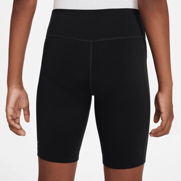 NIKE Skinny Sportbroek in Zwart