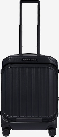 Piquadro Trolley in Schwarz: predná strana