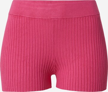 LENI KLUM x ABOUT YOU Skinny Shorts 'Sienna' in Pink: predná strana