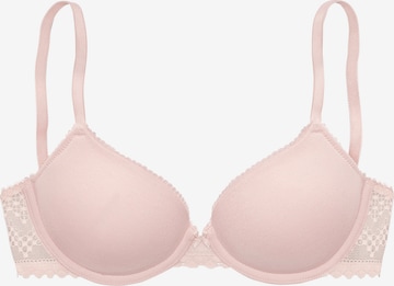 LASCANA T-shirt Bra in Pink: front