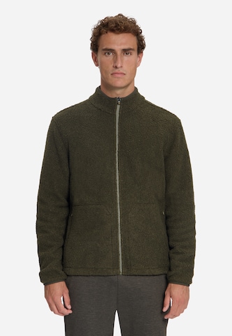 No Excess Fleece jas in Groen: voorkant