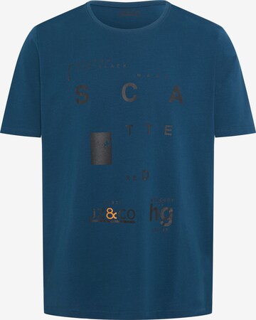 JZ&CO T-Shirt in Blau: predná strana