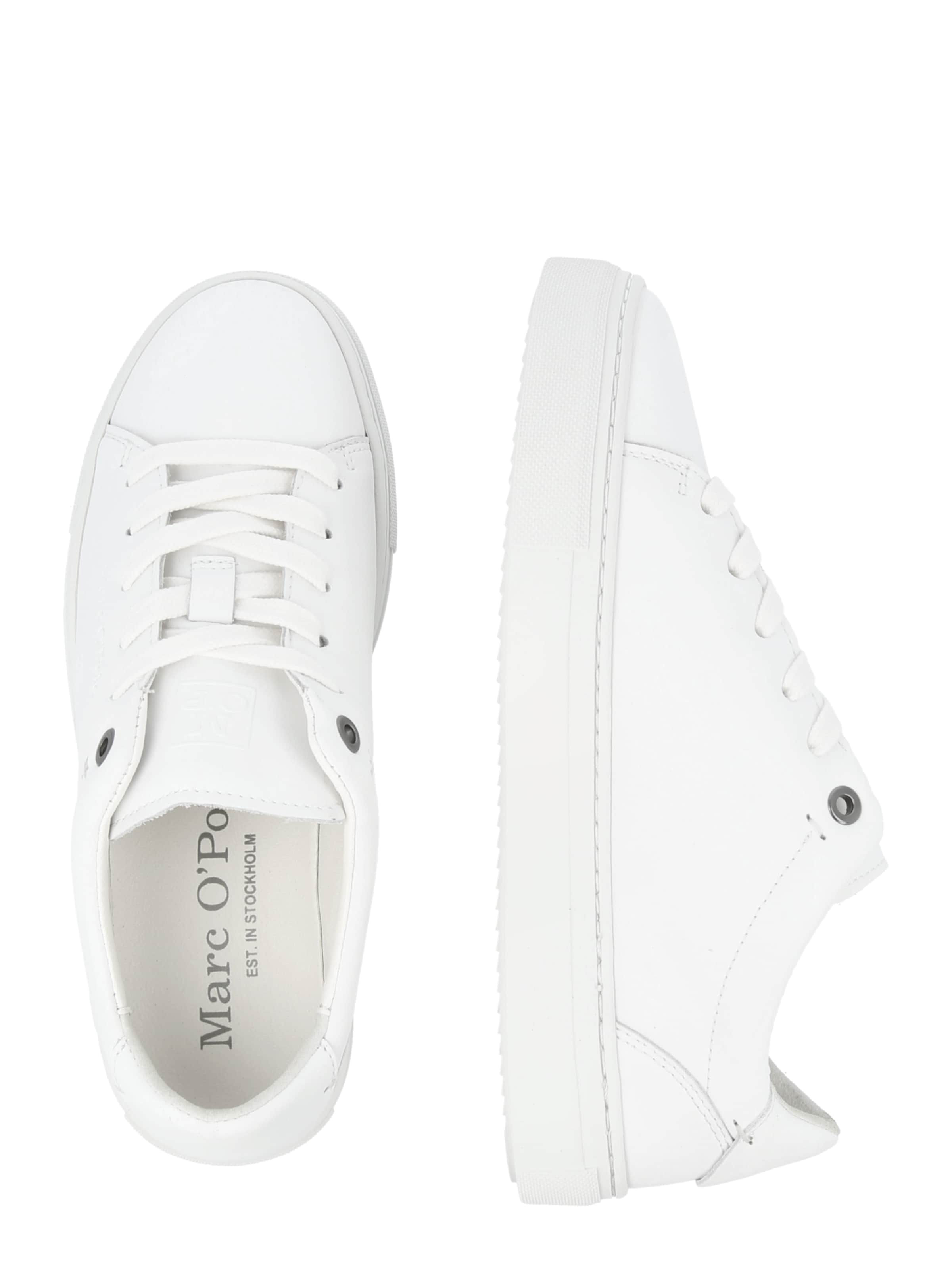 Marc O'Polo Låg sneaker 'Alfa' i vit