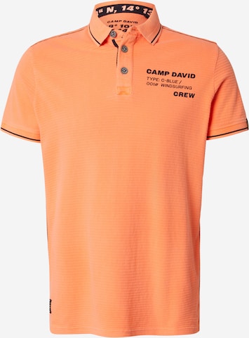 CAMP DAVID Paita värissä oranssi: etupuoli