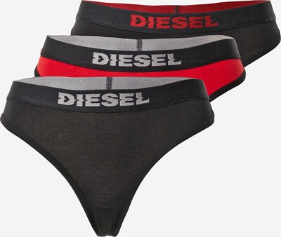 Tanga DIESEL pe gri / roșu / negru, Vizualizare produs